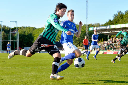 Varbergs Robin Tranberg och Sundsvalls Jón Guðni Fjóluson