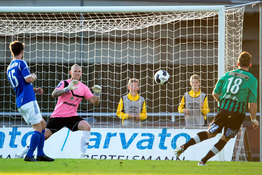 under fotbollsmatchen i Superettan mellan Varberg och