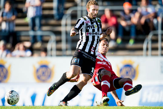 Landskronas Andrew Stadler och Assyriskas Sotiris