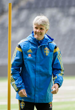 Sveriges förbundskapten Pia Sundhage