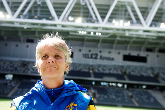 Sveriges förbundskapten Pia Sundhage