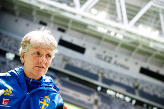 Sveriges förbundskapten Pia Sundhage
