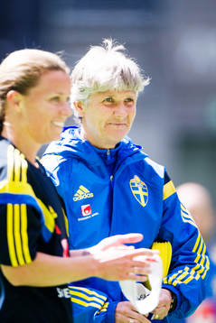 Sveriges förbundskapten Pia Sundhage