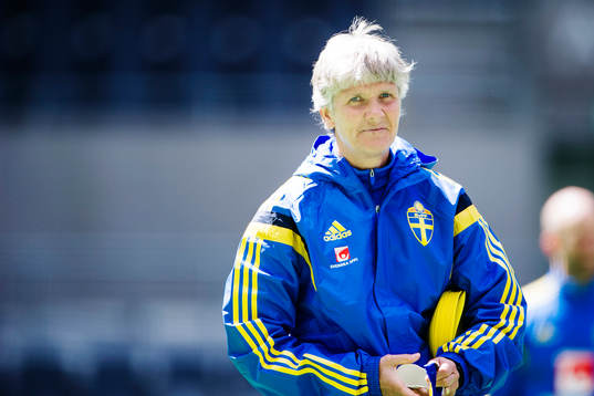 Sveriges förbundskapten Pia Sundhage
