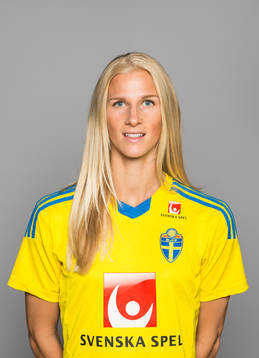 Sveriges damfotbollandslags Sofia Jakobsson