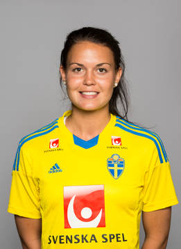 Sveriges damfotbollandslags Emilia Appelqvist