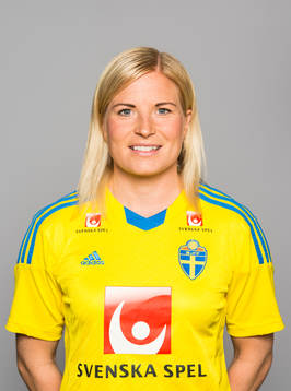 Sveriges damfotbollandslags Annica Svensson
