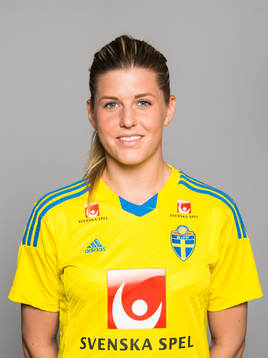 Sveriges damfotbollandslags Olivia Schough