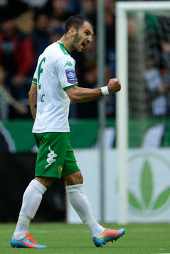 Hammarbys Marko Mihajlovic jublar