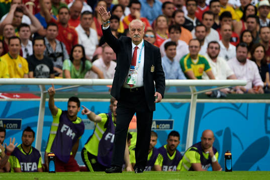 Spaniens tränare Vicente Del Bosque