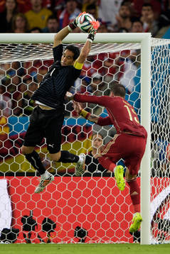 Chiles målvakt Claudio Bravo