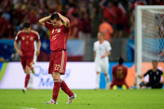 Spaniens Cesar Azpilicueta deppar