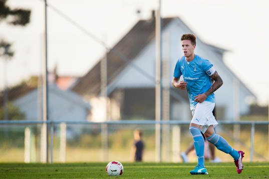 Malmö FFs Pontus Jansson som gjorde sin sista match innan