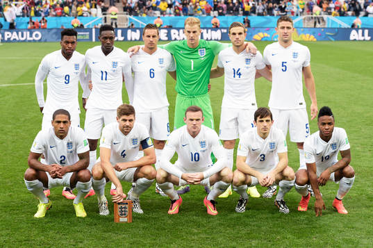 Englands startelva