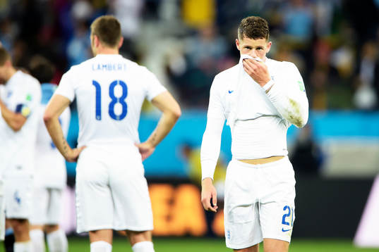 Englands Ross Barkley deppar