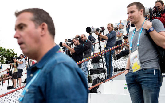 Journalister och fotografer