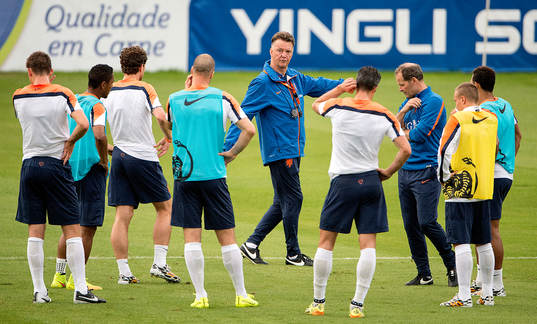 Hollands tränare Louis van Gaal