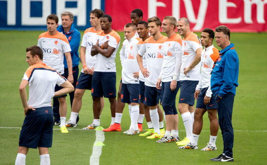 Hollands tränare Louis van Gaal
