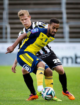 Landskronas Erik Andersson och Ängelholms Junes Barny