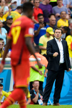 Belgiens förbundskapten Marc Wilmots