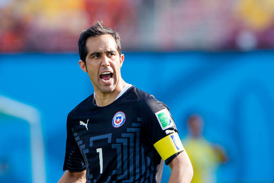 Chiles målvakt Claudio Bravo