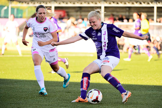 Rosengårds Elin Rubensson och Jitex Soffia Gunnarsdottir