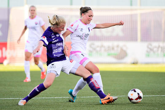 Jitex Soffia Gunnarsdottir  och Rosengårds Elin Rubensson