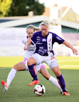 Jitex Sofie Erlandsson och Rosengårds Amanda Ilestedt