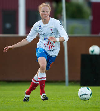 Örebros Sara Nordin i matchen i damallsvenskan mellan