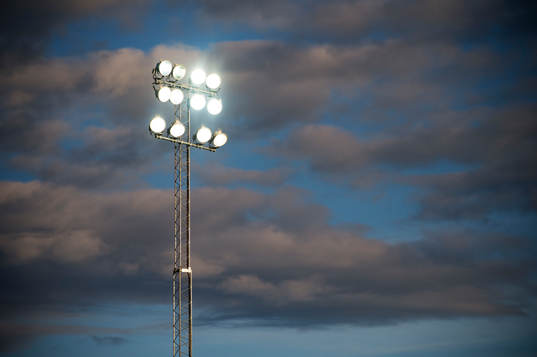 El-ljus i matchen i damallsvenskan mellan Kristianstad och