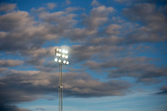 El-ljus i matchen i damallsvenskan mellan Kristianstad och