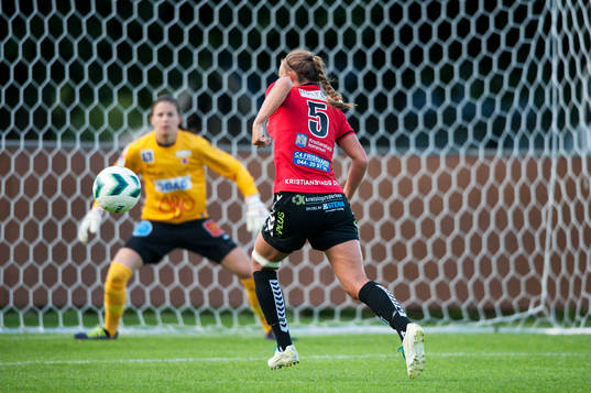 Kristianstads Olivia Welin friläge i matchen i