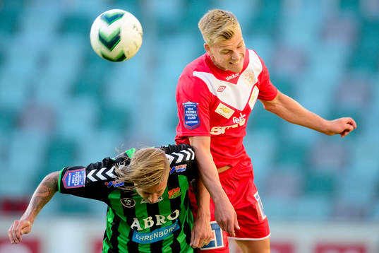 Assyriskas Jens Jacobsson i nickduell med GAIS Andreas
