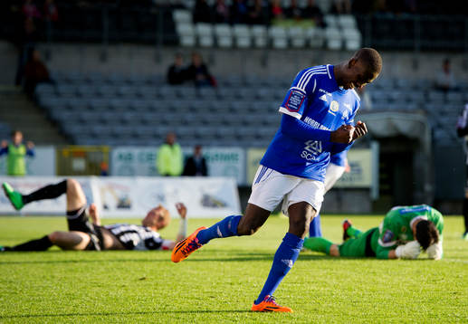 GIF Sundsvalls Pa Dibba gör 0-2 och jublar