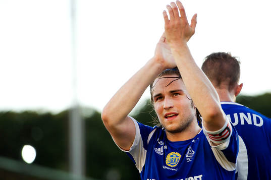 GIF Sundsvalls Kevin Walker jublar