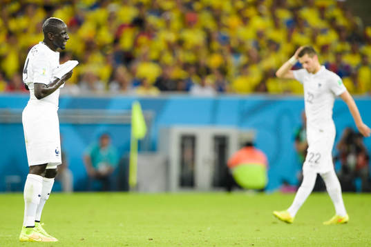 Frankrikes Morgan Schneiderlin deppar