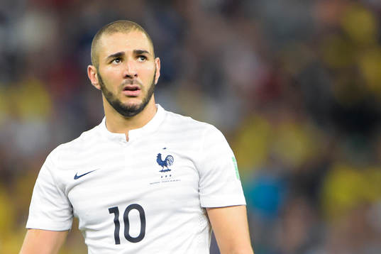 Frankrikes Karim Benzema