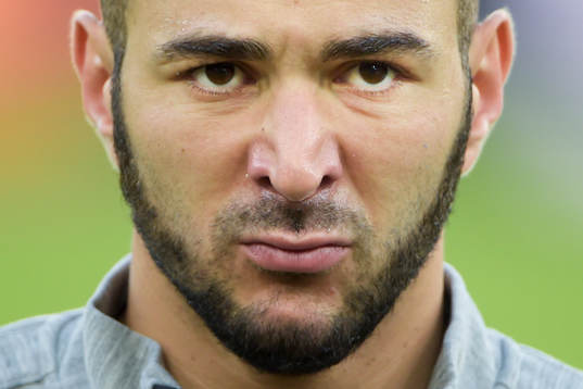 Frankrikes Karim Benzema är fokuserad