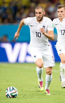 Frankrikes Karim Benzema