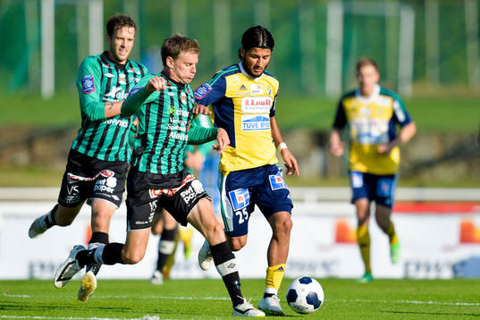 Ljungskiles Peiman Eliassi och Varbergs Karl Söderström
