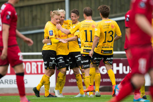 Elfsborgs spelare jublar