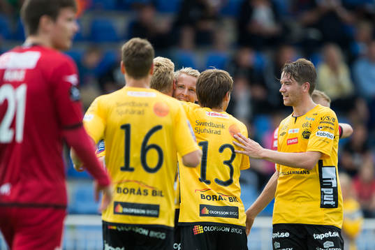 Elfsborgs spelare jublar