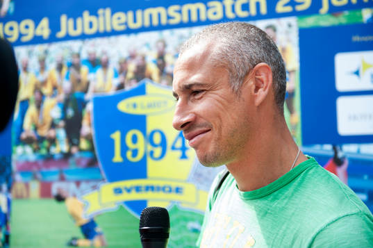 inför jubileumsmatchen för VM-laget 1994 i Båstad 28
