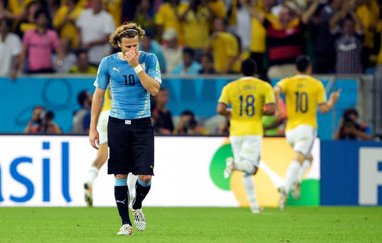 Uruguays Diego Forlán deppar