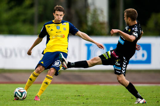Ängelholms Fredrik Lundgren och GAIS Joel Johansson