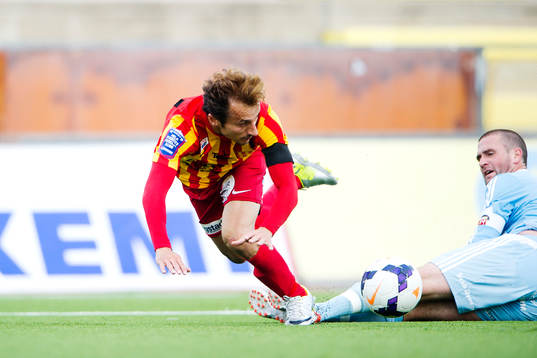 under fotbollsmatchen i Superettan mellan Syrianska och