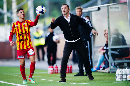 Syrianskas Gabriel Somi och tränare Zvezdan Milosevic