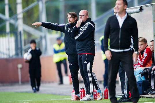 Degerfors assisterande tränare Jonas Lindskog och tränare