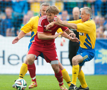 Patrik Andersson och Roland Nilsson mot Andreas Andersson