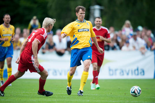 Magnus Erlingmark  i jubileumsmatchen VM-laget 1994 i